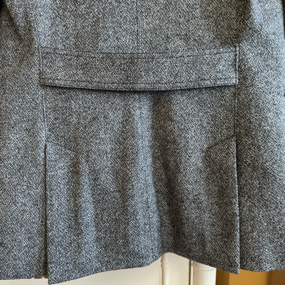 Burberry Brit Wool Tweed Coat Blazer, Quilted Lining, Gray, Women’s UK8/US6 - Picture 16 of 16